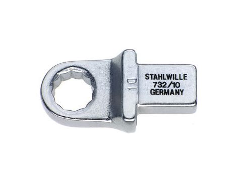 STAHLWILLE - 732/10 10 Oczko do klucza płaskiego Rozm. 10mm Uchwyt narzędziowy9 x 12 - 58221010