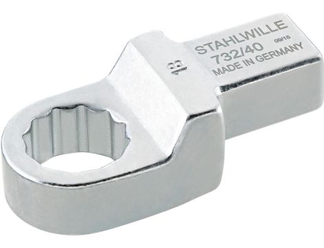 STAHLWILLE - 732/40 13 Oczko do klucza płaskiego Rozm. 13mm Uchwyt narzędziowy14 x 18 - 58224013