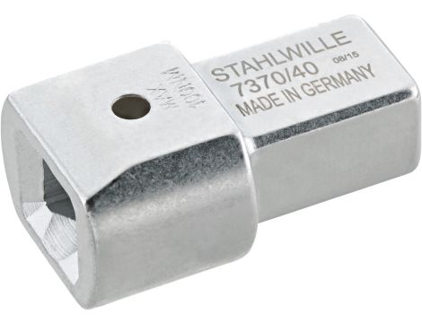 STAHLWILLE - 7370/40 Adapter wtykowy Uchwyt narzędziowy 14 x 18mm Napęd wyjściowy 9 x 12mm - 58290040
