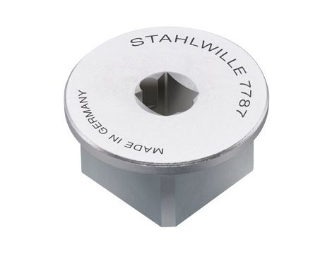 STAHLWILLE - 7787 Adapter czworokątny Gniazdo kwadratowe 1/4mm Zewnętrzny kwadrat 3/4mm - 58521087