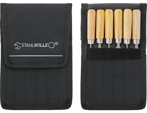 STAHLWILLE - 12800 Zestaw pilników kluczykowych Dł.100mm 6 szt. - 72230001