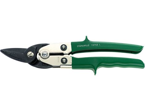 STAHLWILLE - 12753L Nożyce dźwigniowe do blachy Wersja lewostronne Dł.260mm - 75240001