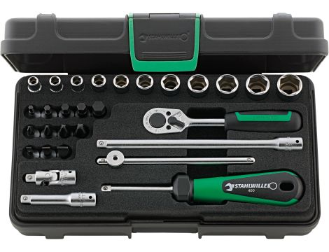 STAHLWILLE - 40/23/6 1/4 Komplet kluczy nasadowych 40/23/6 29 szt. - 96011136