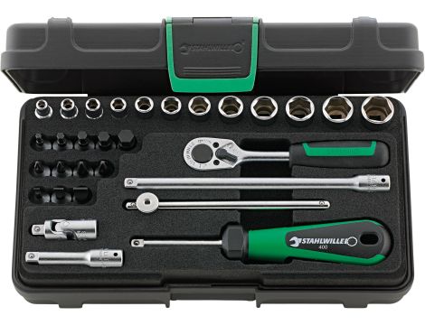 STAHLWILLE - 40/24/6 1/4 Komplet kluczy nasadowych 40/24/6 30 szt. - 96011138