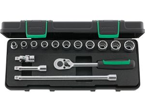 STAHLWILLE - 45/11/4 3/8 Komplet kluczy nasadowych 45/11/4 15 szt. - 96021109