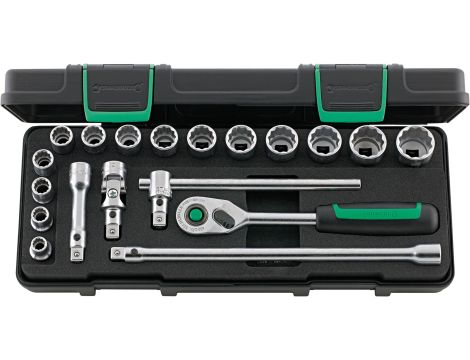STAHLWILLE - 45/14/5I QR 3/8 Komplet kluczy nasadowych 45/14/5I QR 19 szt. - 96021180