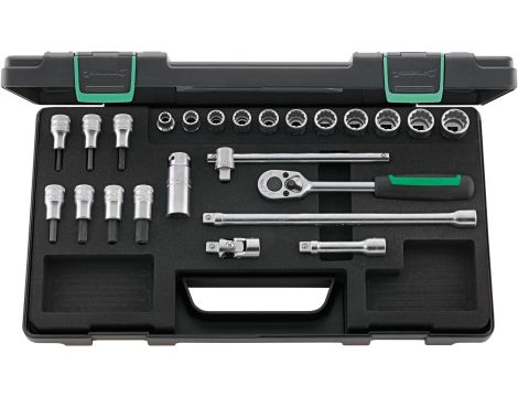 STAHLWILLE - 45/49/19/5 3/8 Komplet kluczy nasadowych 45/49/19/5 24 szt. - 96021223