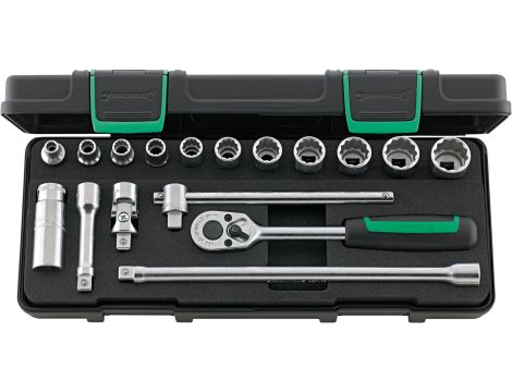 STAHLWILLE - 45a/12/5 3/8 Komplet kluczy nasadowych 45a/12/5 17 szt. - 96025204