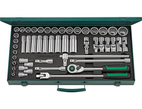 STAHLWILLE - 50/43/7QR 1/2 Komplet kluczy nasadowych 50/43/7QR 50 szt. - 96031236