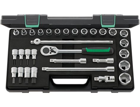STAHLWILLE - 52/54/25/6 1/2 Komplet kluczy nasadowych 52/54/25/6 31 szt. - 96031239