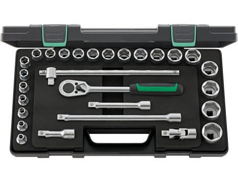 STAHLWILLE - 52/22/6 1/2 Komplet kluczy nasadowych 52/22/6 28 szt. - 96031409