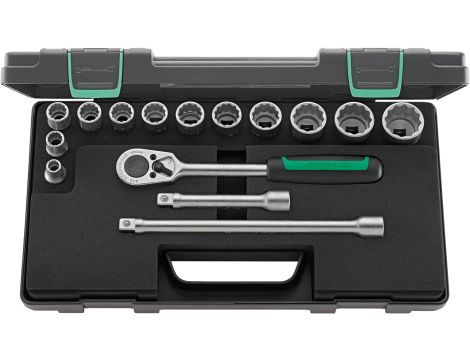 STAHLWILLE - 50/12/3 1/2 Komplet kluczy nasadowych 50/12/3 15 szt. - 96031435