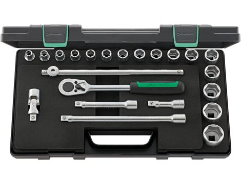 STAHLWILLE - 52/16/6 1/2 Komplet kluczy nasadowych 52/16/6 22 szt. - 96031448