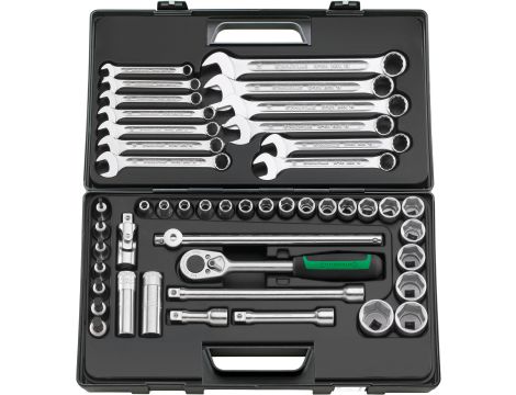 STAHLWILLE - 876 1/2 Komplet kluczy nasadowych 876 47 szt. - 96032301