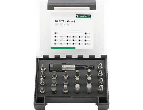 STAHLWILLE - 1204/21-2 Skrzynka na bity Model1204/21-2 21 szt. - 96080122