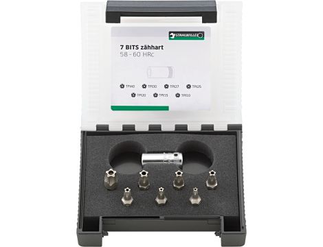 STAHLWILLE - 1204/8 Skrzynka na bity 5-gwiazdkowe Model1204/8 8 szt. - 96081113