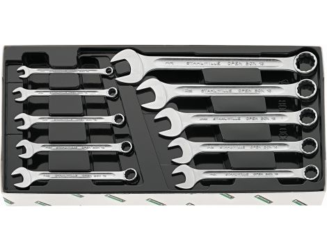 STAHLWILLE - OPEN BOX 13a/10 Zestaw kluczy płasko-oczkowych OPEN BOX OPEN BOX 13a/10 1/4-3/4 10 szt. - 96404812