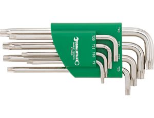 STAHLWILLE - 10766/8 TORX® Zestaw kluczy trzpieniowych TORX® 10766/8 Zakres T9-T40 8 szt. - 96432200