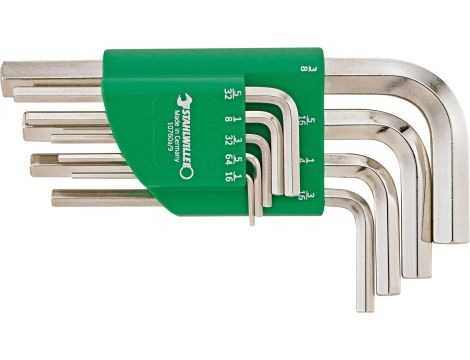 STAHLWILLE - 10760a/9 Zestaw kluczy trzpieniowych L 10760a/9 Zakres 1/16-3/8 9 szt. - 96435500