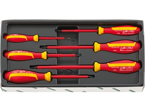 STAHLWILLE - DRALL⁺ 4695/6 VDE Zestaw wkrętaków VDE DRALL+ Model4695 VDE  6 szt. - 96469515