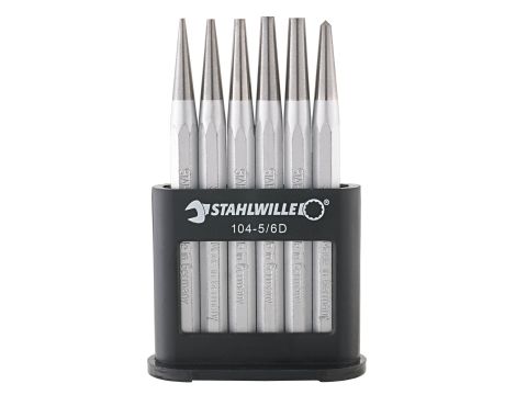 STAHLWILLE - 104-5/6 Zestaw punktaków i dobijaków 6 szt. - 96700601