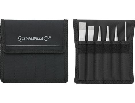 STAHLWILLE - 102-108/6 Zestaw przecinaków, wybijaków i punktaków Nr 6 szt. - 98812203