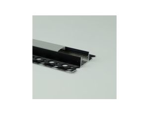 Profil GNS02 natynkowy czarny + klosz mleczny 2m