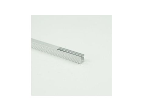 Profil NW02 natynk. anodowany + klosz mleczny 2m