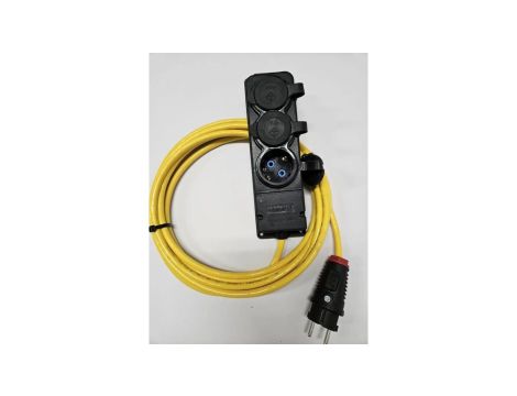 EXTREME Przedłużacz 3x1,5 PUR H07BQ-F 5m 3-fach 1316605