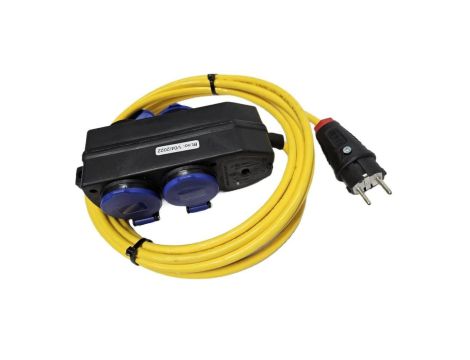 EXTREME Przedłużacz 3x1,5 PUR H07BQ-F 20m 4-fach 1323720