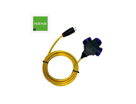 EXTREME Przedłużacz 3x1,5 PUR H07BQ-F 25m 3-fach 1320925