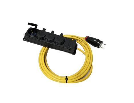 EXTREME Przedłużacz 3x1,5 PUR H07BQ-F 30m 4-fach 1316730