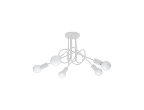 Żyrandol LOOP 5 biały