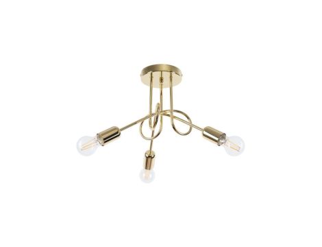 Żyrandol LOOP 3 złoty połysk