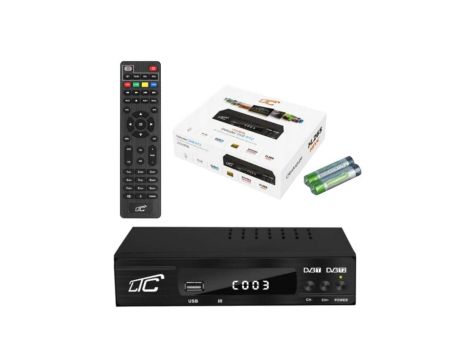 Tuner cyfrowy DVB-T2 HEVC H.265 dekoder telewizji naziemniej LTC LXDVB506