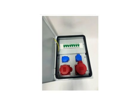 Rozdzielnica ścienna metalowa IP54 CEE 32A 16A 2x230V 94V-3