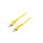 Patch cord S/FTP 6a linka Cu PUR żółty 5m 27AWG Żyły: 8 09488484745050