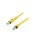 Patch cord S/FTP 6a linka Cu PUR żółty 5m 27AWG Żyły: 8 09488447745050