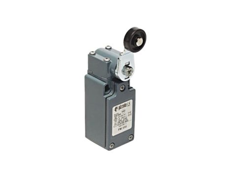 Wyłącznik krańcowy dźwignia R 40mm, rolka z tworzywa Ø20mm FM 554