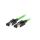 Patch cord SF/UTP 5 drut Cu PVC zielony 3m 22AWG Żyły: 4 09457710025