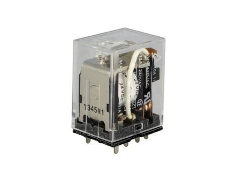 LY2-0-24DC Przekaźnik: elektromagnetyczny DPDT Ucewki: 24VDC 10A/110VAC