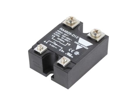 RA4825-D12 Przekaźnik półprzewodnikowy Uster: 3...32VDC 25A 42...530VAC