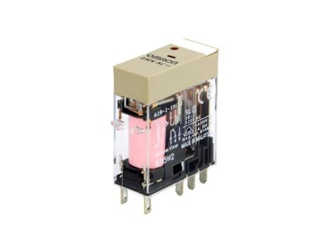 Przekaźnik: elektromagnetyczny DPDT Ucewki: 230VAC 5A/250VAC G2R-2-SN 230VAC (S)