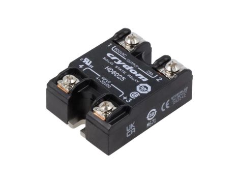 Przekaźnik półprzewodnikowy Uster: 4...32VDC 25A 48...660VAC IP00 HD6025