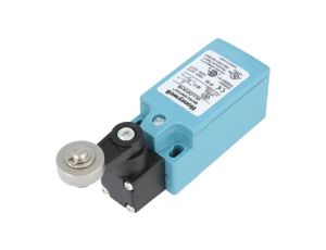 GLLC01A1B Wyłącznik krańcowy dźwignia R 25mm, rolka metalowa Ø17mm