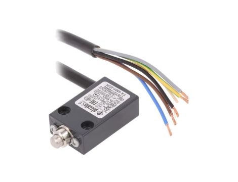 FA4501-2DN Wyłącznik krańcowy trzpień NO + NC 10A przewód 2m IP67 20mm