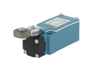 GLCB03A1B Wyłącznik krańcowy dźwignia R 46,5mm, rolka metalowa Ø19mm