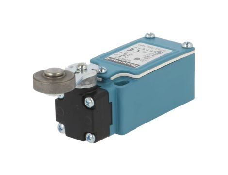 GLCB03A1B Wyłącznik krańcowy dźwignia R 46,5mm, rolka metalowa Ø19mm