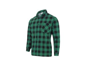 Koszula robocza BHP flanelowa ZIELONA Rozmiar XS