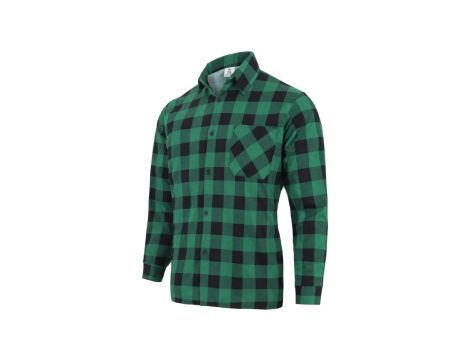 Koszula robocza BHP flanelowa ZIELONA Rozmiar XS